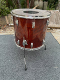 Tama Superstar Mahogany 18 x 16 Vintage 80's Floor Tom Drum !!