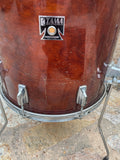 Tama Superstar Mahogany 16 x 16 Vintage 80's Floor Tom Drum !!