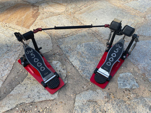 DW 5000 Series Single Chain DOUBLE Bass Drum Pedal 5002 - Older model