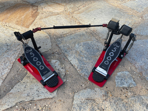 DW 5000 Series Single Chain DOUBLE Bass Drum Pedal 5002 - Older model