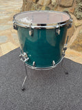 Tama Superstar Classic Aqua 16x14 Floor Tom Drum - Maple Shell3