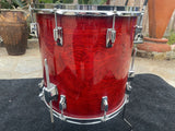 Tama Superstar CHERRY 16 x 16 Vintage 80's Floor Tom Drum !!