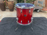 Tama Superstar CHERRY 16 x 16 Vintage 80's Floor Tom Drum !!