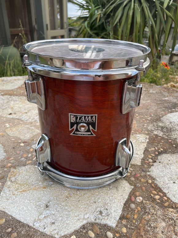 Tama Superstar Mahogany 8x9 Vintage 80's Tom Drum !!