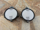 TWO PACK Roland PD-85 BK Dual Mesh V Drum Pad PD85 PD-85bk0