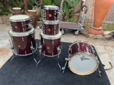 Gretsch New Classic Maple 6pc Drum Set kit Jazz Size kick 18" -Merlot Sparkle EX
