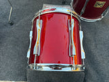 RARE TAMA ARTSTAR CORDIA CANDY APPLE RED TOM SET !!