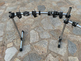 Gibraltar Two Sided Curved Drum Rack w/ 10 CLAMPS!!