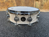 Dw Collectors White Marine Pearl 14x5 Snare Drum6