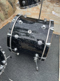DW Collectors Black Velvet 4 pc Drum Set kit 24x18, 12x9, 14x14, 16x16