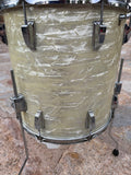 Vintage Ludwig WMP White Marine Pearl 1966 16x16 Floor tom Drum4