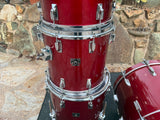 Tama Superstar Candy Apple Red 5pc Drum set kit w/ 24" Bass drum!12