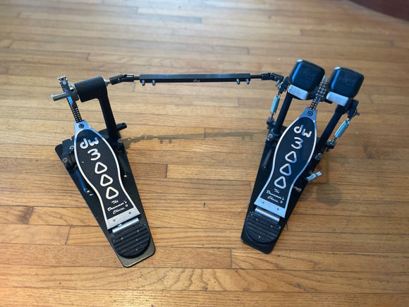 DW 3000 Series Double Bass Drum Pedal - EXCELLENT