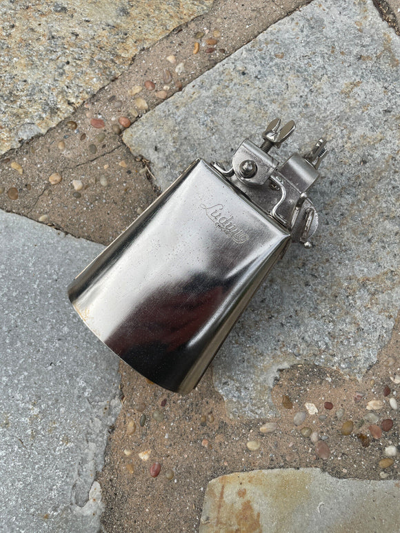 Vintage Ludwig GoldenTone Cowbell with Mount