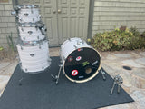 Pearl Export 4pc Drum Set kit in Slipstream White3