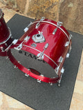 Tama SUPERSTAR Candy Apple Red POWER 8pc Concert Tom Drum Set kit!!18
