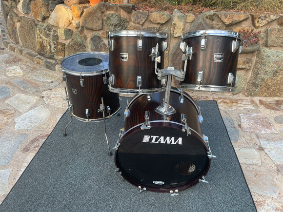 VIntage Tama RoyalStar Brazilian Grain Royal Star Drum Set Kit 22,12,13,16