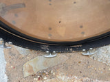 Ludwig Black Cortex 70's 22x16 Maple Bass Drum for set kit Blue Olive Badge B/O