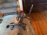 Vintage Ludwig WMP White Marine Pearl 1959 Transition Badge 22x14 Bass Drum8