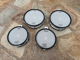 TWO Roland PD-120 WHITE and TWO pd-100" 10" Mesh Head V Drum PD1200