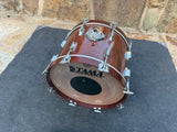 Rare 1980's vintage Tama Superstar 20x14 Bass Drum Super Mahogany5