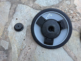 Yamaha RHH135 Hi Hat Cymbal Pad Charcoal Rhh 135 hihat Electronic Cymbals Pair1