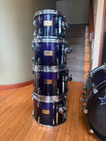 Pearl Masters Studio Birch 5pc Drum Set kit - Midnight Fade3