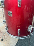 Tama Superstar Candy Apple Red 6pc Drum set kit w/ 24" Bass drum!14