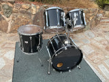 VIntage Tama Granstar II 4pc Drum Set Kit Black 22x16,12x11,13x12,16x16