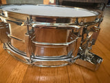 Vintage Ludwig 1968 14x5 Super Sensitive Snare Drum with original wires15