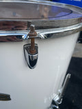 Yamaha Stage Custom Birch 16x15 Floor Tom Drum Pure White - RUST on tension rods