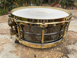 Ludwig 14x5 Black Beauty Snare Drum with Brass Hardware and Tube Lugs (LB416BT)