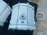 Tama Granstar Double Bass White Drum Set Kit 22,22,12,13,16