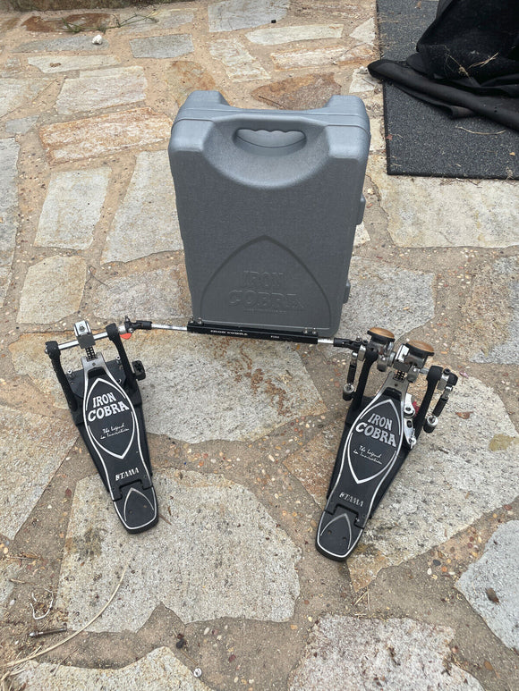 TAMA Iron Cobra Power Glide Double Bass Drum Pedal w/ case