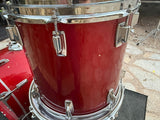 Tama Superstar Candy Apple Red 5pc Drum set kit w/ 24" Bass drum!17