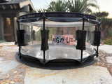 Pork Pie "Pig Lite" Clear Acrylic Snare Drum 14x63