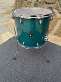 Tama Superstar Classic Aqua 16x14 Floor Tom Drum - Maple Shell0