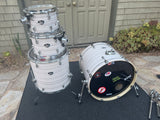 Pearl Export 4pc Drum Set kit in Slipstream White0