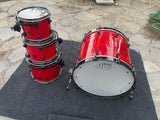 Rocket Shells Carbon Fiber 4pc Drum Set Kit 22x18,10x8,12x9,14x12