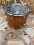 Vintage Rogers KOA 18x16 Script Badge Power Tone Floor Tom Drum2