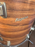 Rogers 18x16 tom tom Early 70’s Swivomatic Fullerton - Koa