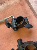 2 Roland mdh-10u tom clamps cymbal rack mounts