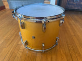 Pearl Masters Studio 14x11 Birch Natural - Extra holes from floor tom brackets5