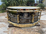 Ludwig 14x5 Black Beauty Snare Drum with Brass Hardware and Tube Lugs (LB416BT)