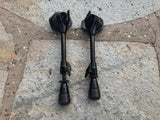 World Max Bass Drum SP-50B – HEAVY DUTY BASS DRUM SPUR PAIR - Black Nickel4