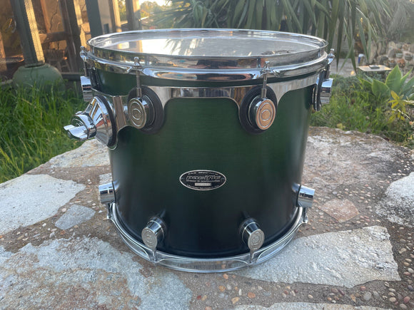 PDP MX Maple Green To Black Fade 14 x 12 Tom Drum