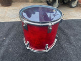 Tama Superstar Cherry 13x12 Cherry Tom Drum 80's