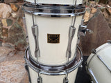 RARE Tama Artstar 1 Birds Eye Maple WHITE 5pc Drum Set kit!!11