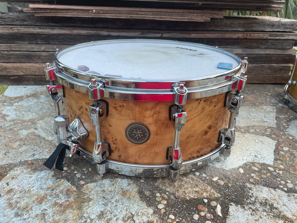 Tama Starphonic Series Maple 6 x 14 inch Snare Drum - Mapp Burl