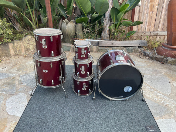 Tama Rockstar 6pc Drum Set kit 80's 8,10,12,13,16,22